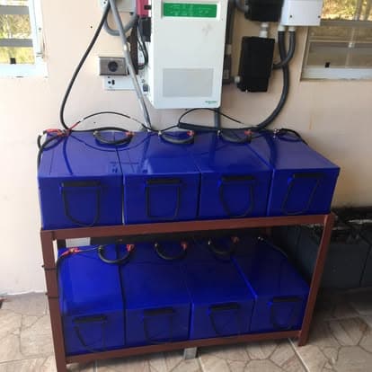 Instalacion de paneles solares y almacenamiento de bateria en Puerto Rico por Solar & Electric System